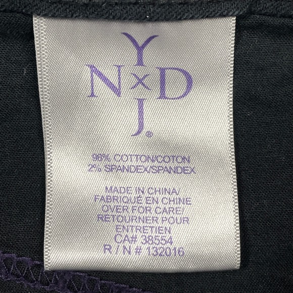 NYDJ Ankle Pants Black Size 12 Womens Slimming Stretch Technology - Picture 12 of 13